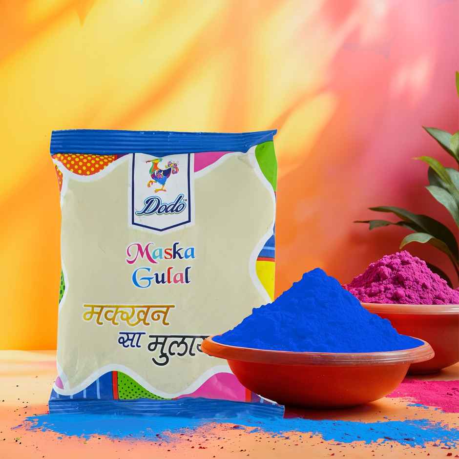 Maska Holi Gulal | Blue | 70 g | Dodo