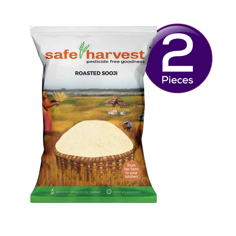 Safe Harvest Pesticide-Free Roasted Sooji Combo