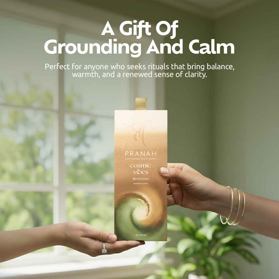 Pranah Cosmic Vibes | Bhoomi | Dhoop Sticks | 25 Sticks