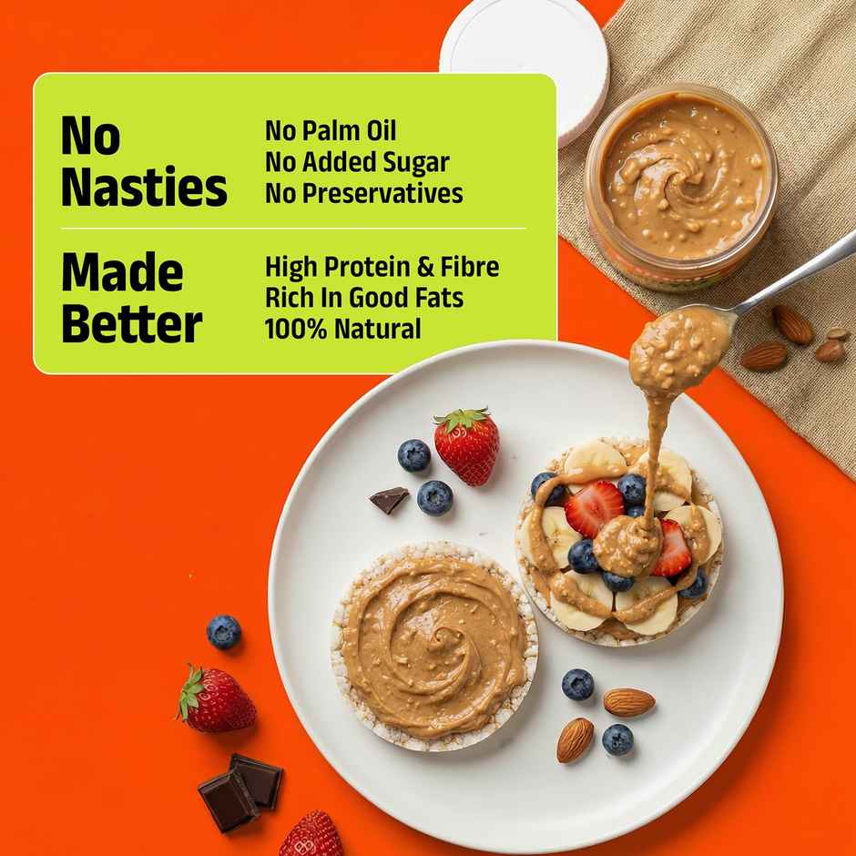 Pintola All Natural Peanut Butter, Extra Crunchy, Unsweetened, 30g Protein