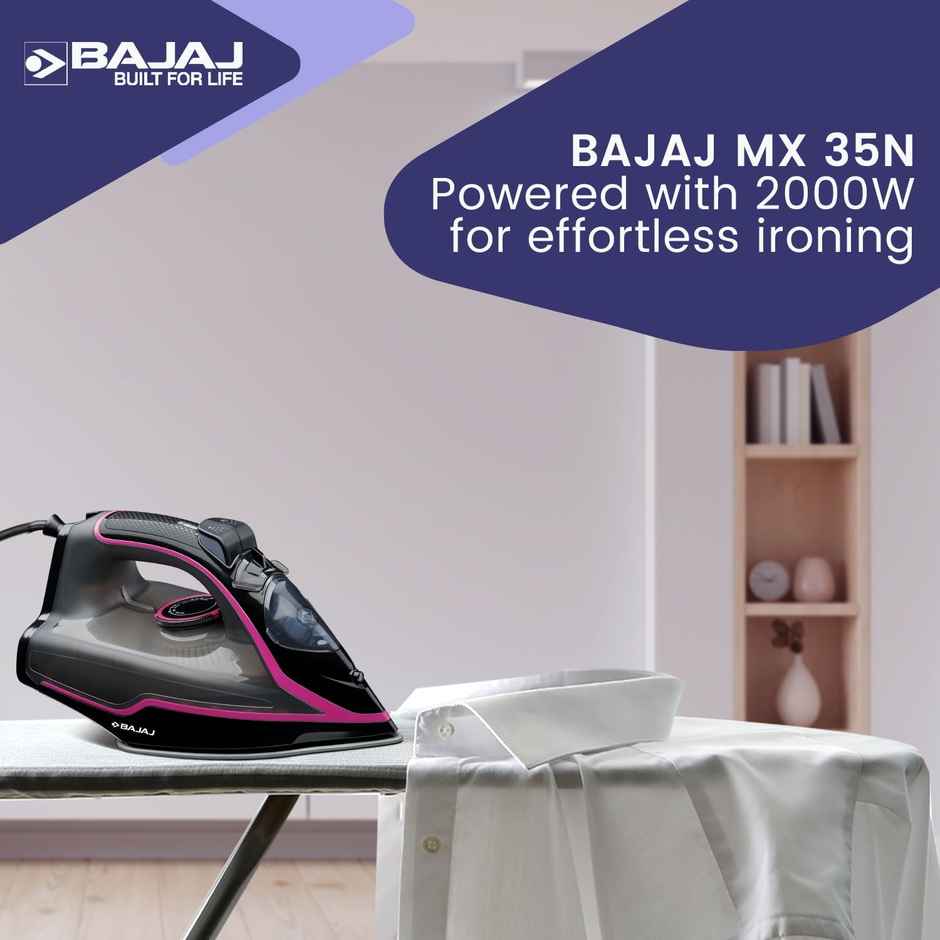 Bajaj Mx-35N 2000W Steam Iron - 16 A Plus for Big Socket