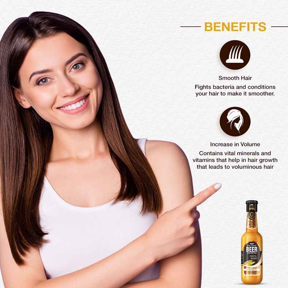 Park Avenue Beer Shampoo Shiny & Bouncy