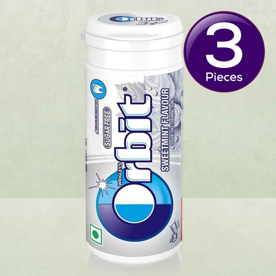 Orbit Sugar Free Sweetmint Chewing Gum Tube Combo