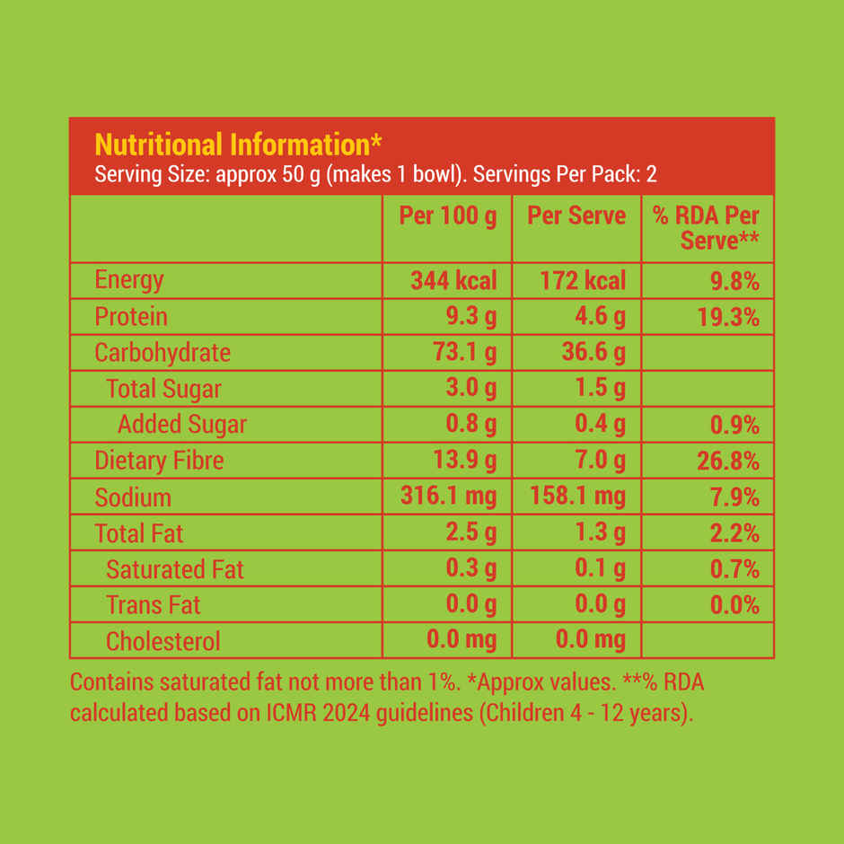 Slurrp Farm Millet Noodles | Mild Masala | Serves 2