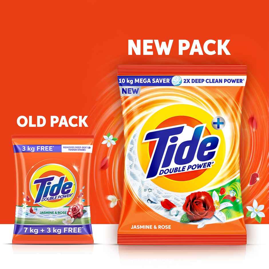 Tide Plus Jasmine & Rose Detergent Powder Combo