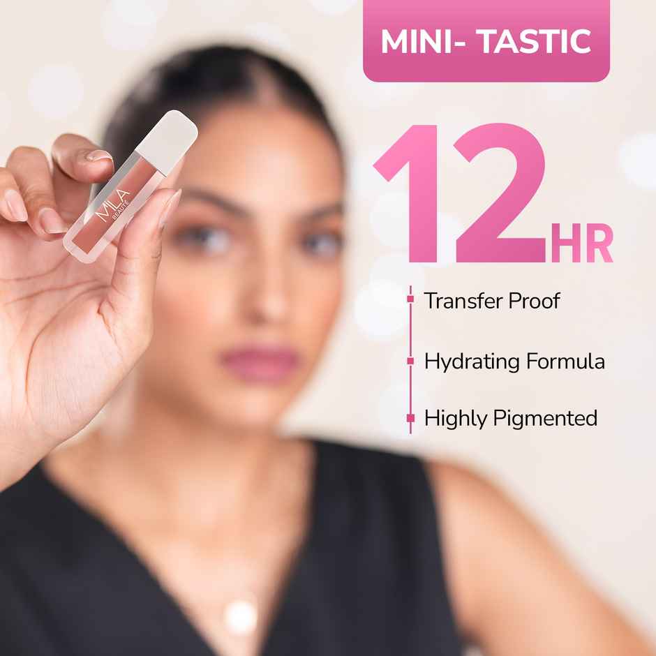 Mila Beaute 7 Day 7 Shades Mini Liquid Lipstick Gift Set 12 Hrs Non Transfer