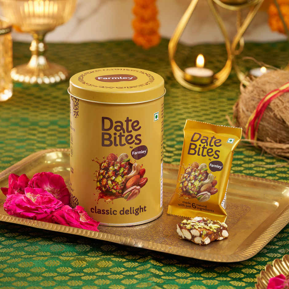 Farmley Classic Delight Date Bites Dry Fruit Burfi | No Added Sugar