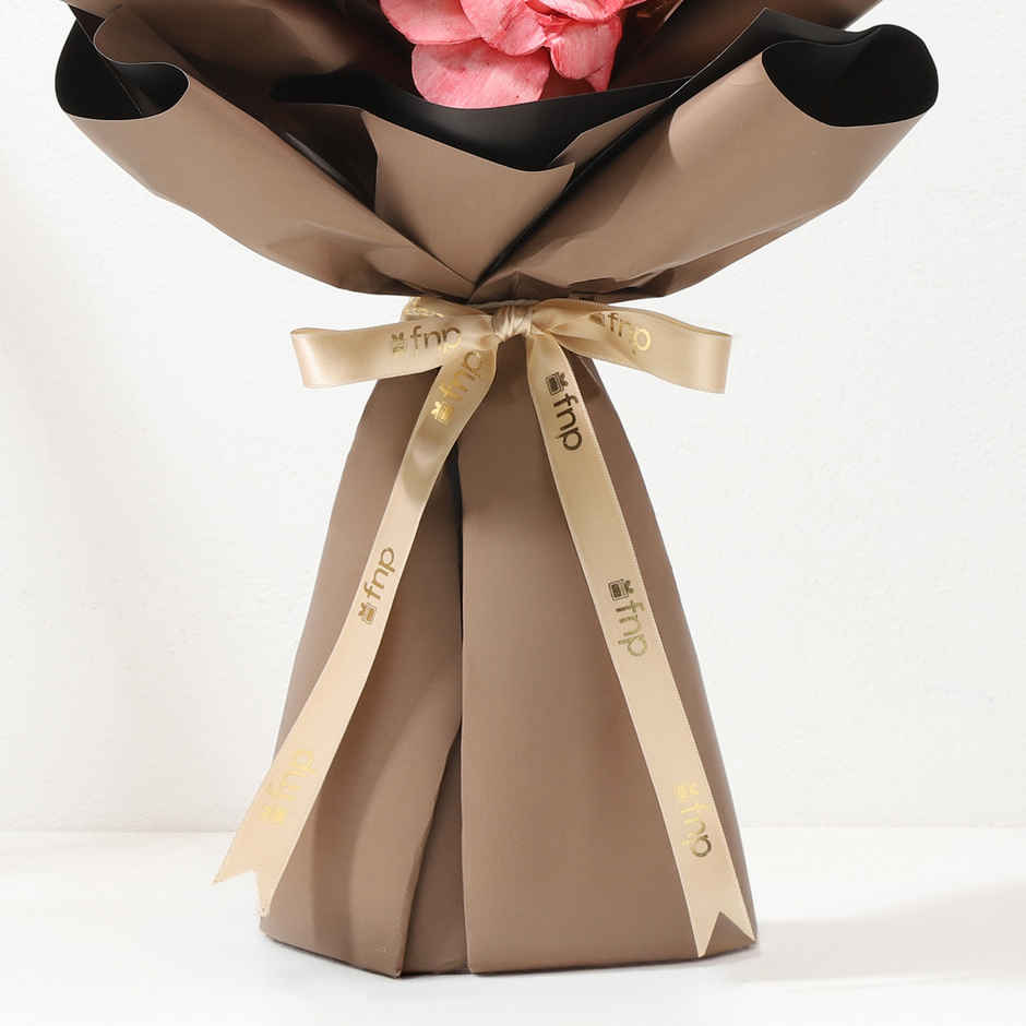 Dried Shola Pith Flower Blossom Charm Bouquet | Gift Set | FNP