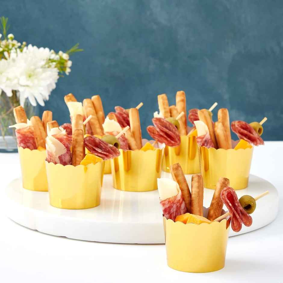 Soham Housewares Deep Paper Muffin Mould Baking | Small Cups | Multicolour