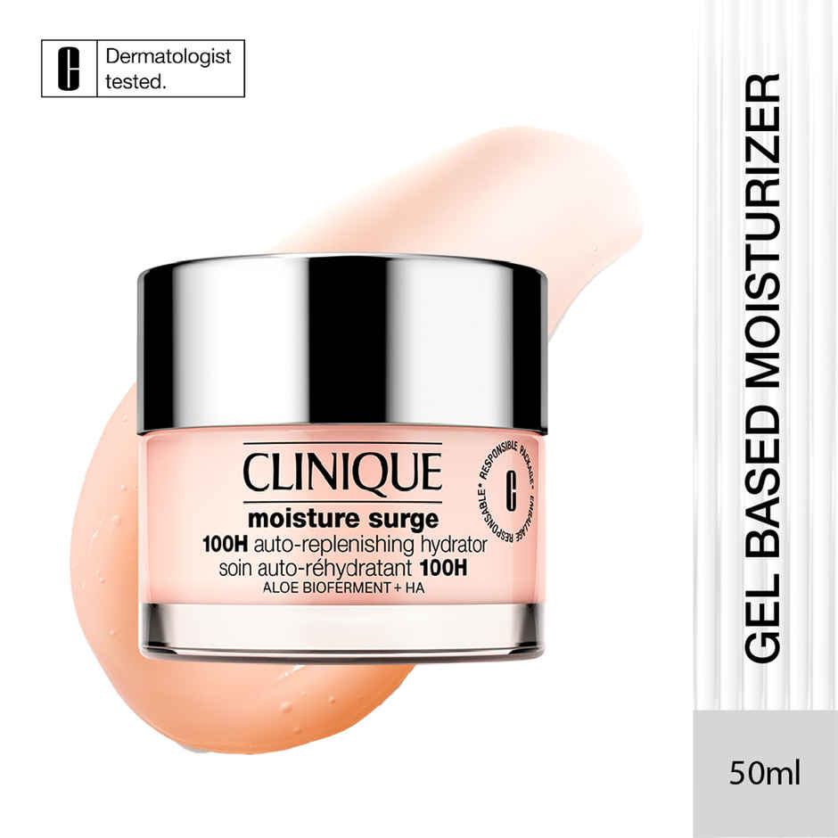 Clinique Moisture Surge 100H Auto-replenishing Hydrator | With Aloe Vera Bio-ferment (Moisturiser)