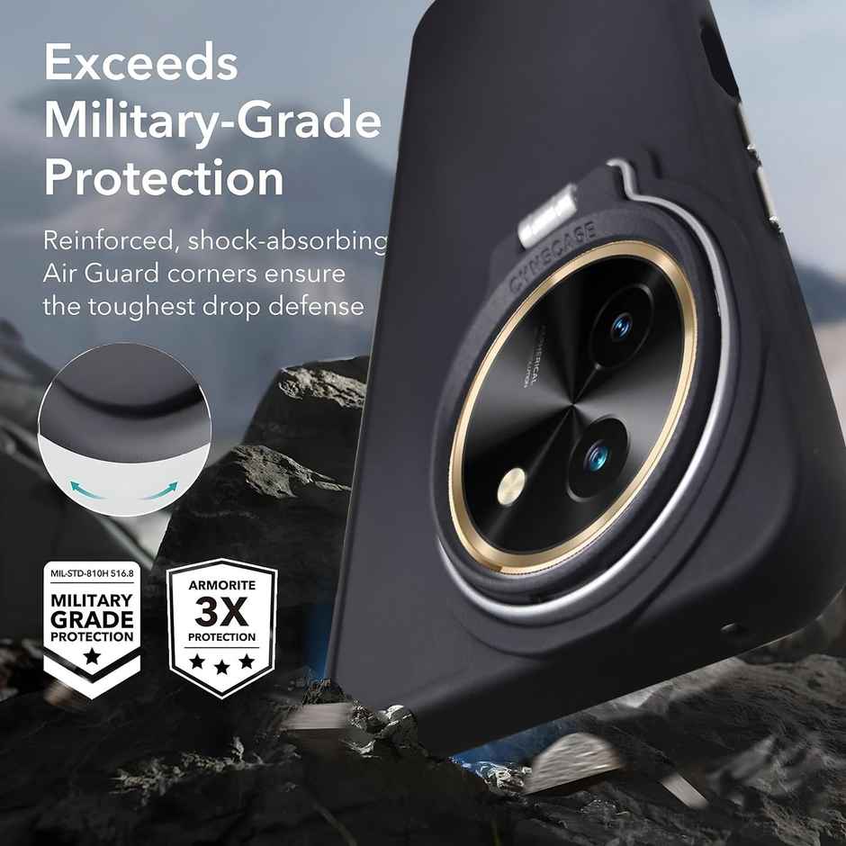 Artistque Case for Vivo T3x 5g Back Cover - Camera Stand