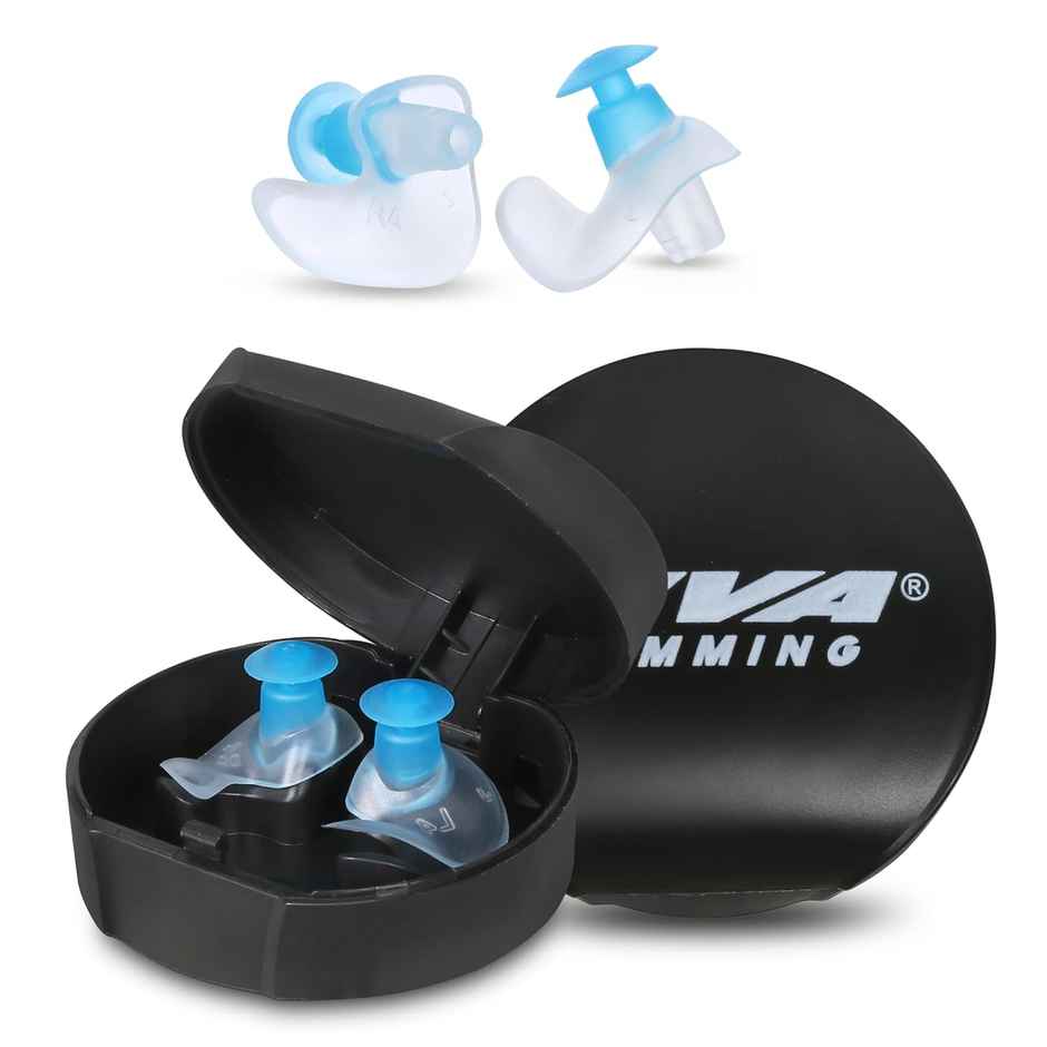 Viva Swimming Ep 09 Soft Silicon Ear Plugs With Box Ear Plug | Black | Large