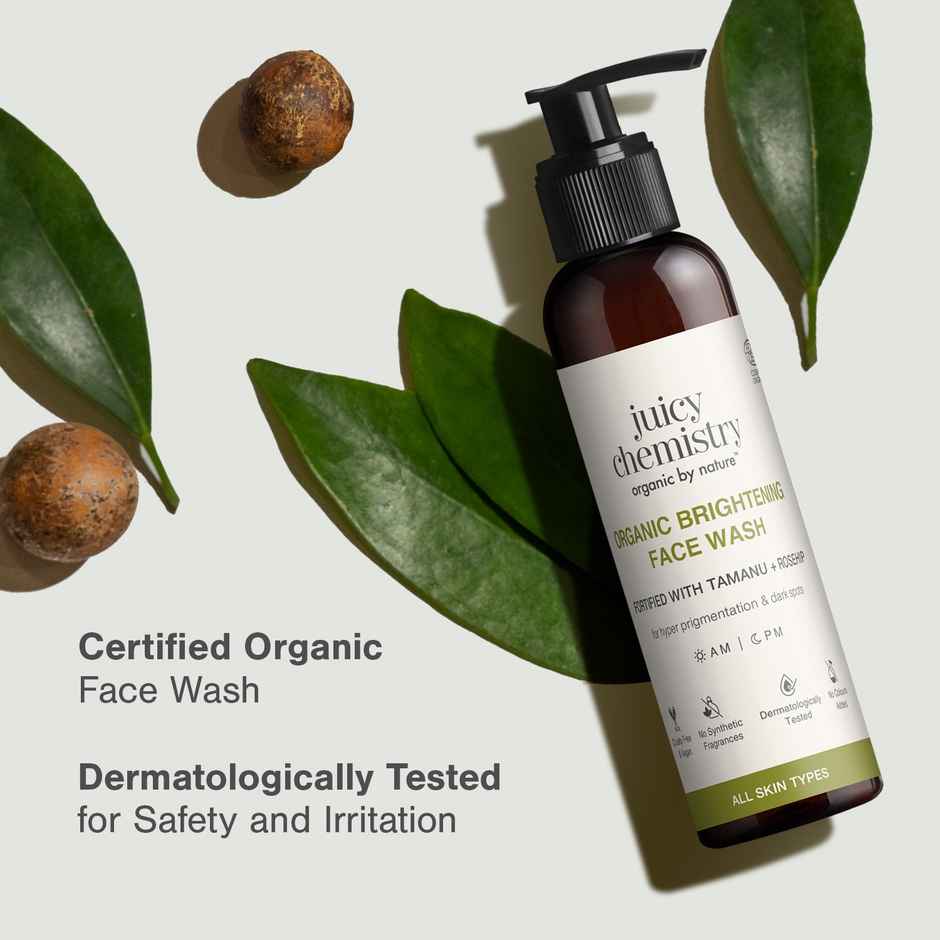 Juicy Chemistry Tamanu & Kakadu Plum Face Wash | Antioxidant-rich for Pigmented and Dull Skin