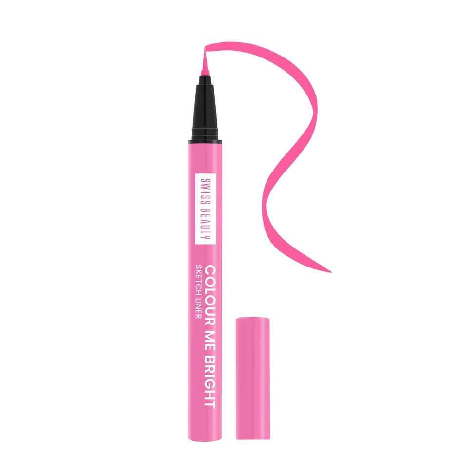 Swiss Beauty Colour Me Bright Sketch Eyeliner - 04 Pink Crush