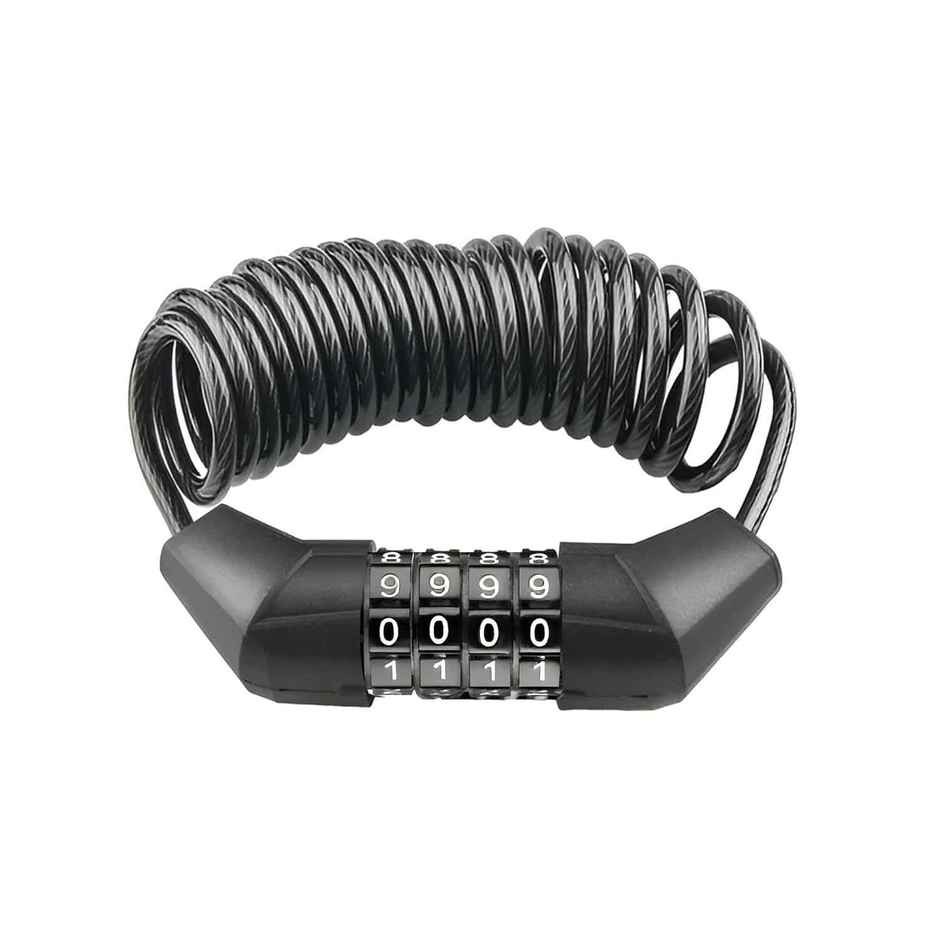 Autoguys Cl-3 Heavy Duty Wire Cable Lock Anti Theft Lock For Multipurpose Use For Bike