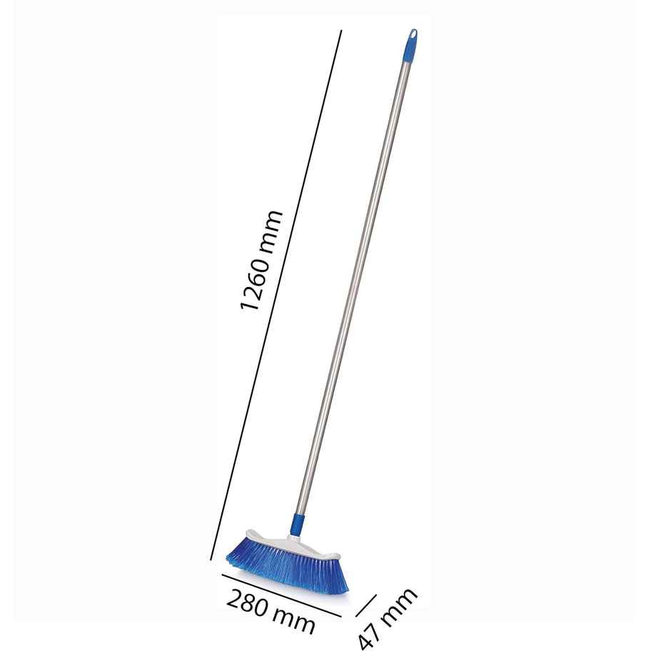 Cello Standee Kleeno Broom Brush | Blue and White