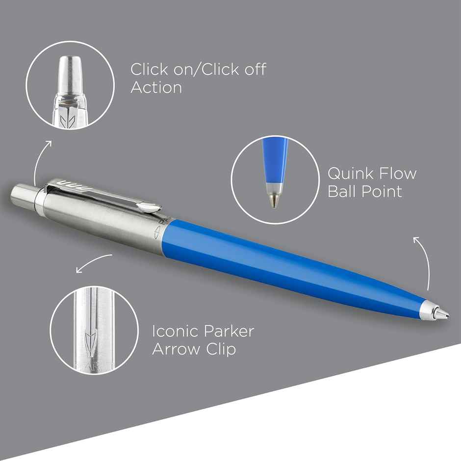 Parker Gift Set Jotter STD Ball Pen Turquoise Body with Notebook