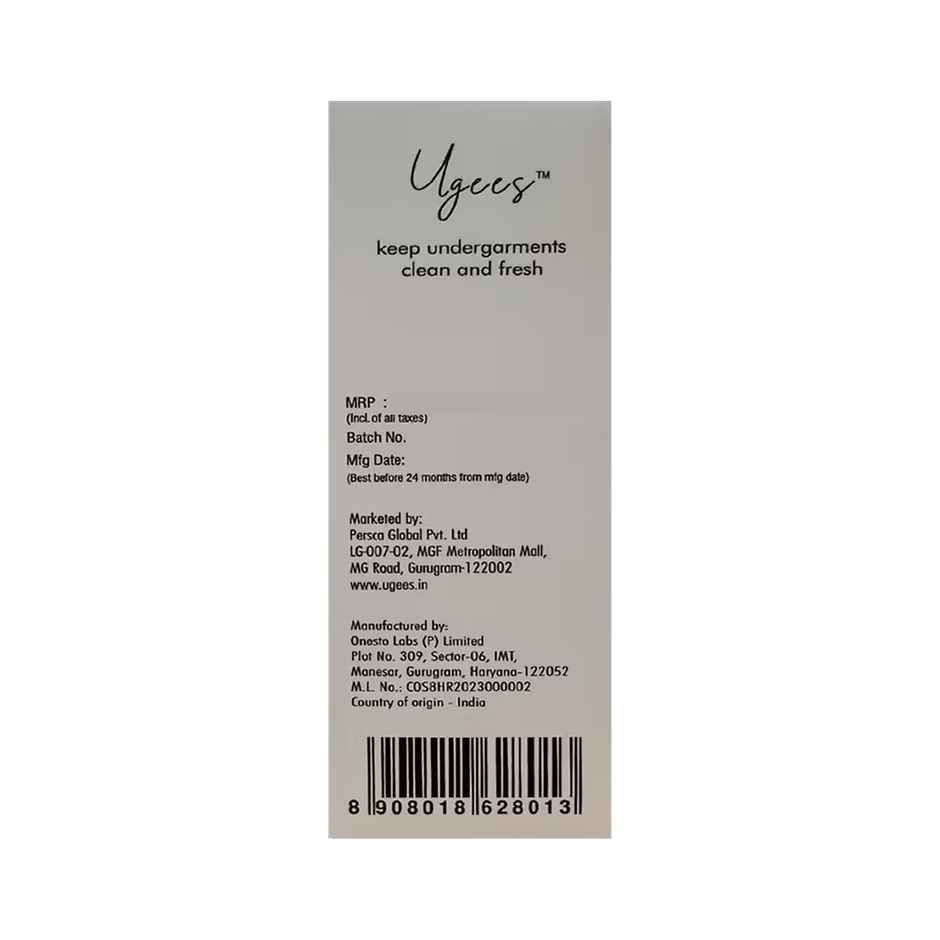 Ugees Undergarment Detergent Liquid Wash Travel Pack