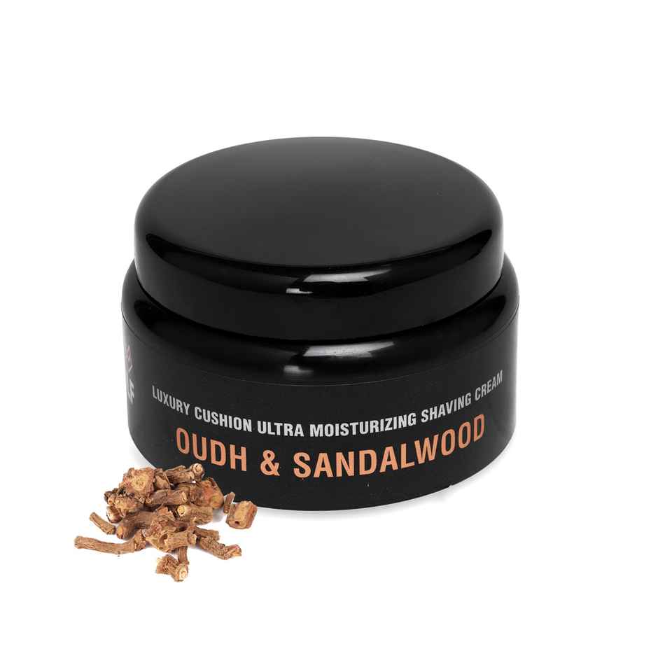 Pink Woolf Shaving Cream Oudh And Sandalwood