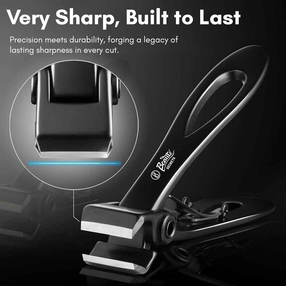 Beaute Secrets Luxury 15mm Wide Jaw Nail Clippers for Thick Nails ingrown Toenails