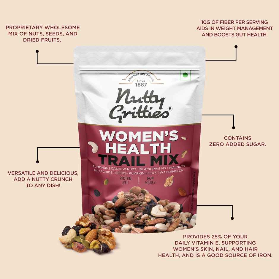 Nutty Gritties Women'S Health Trail Mix