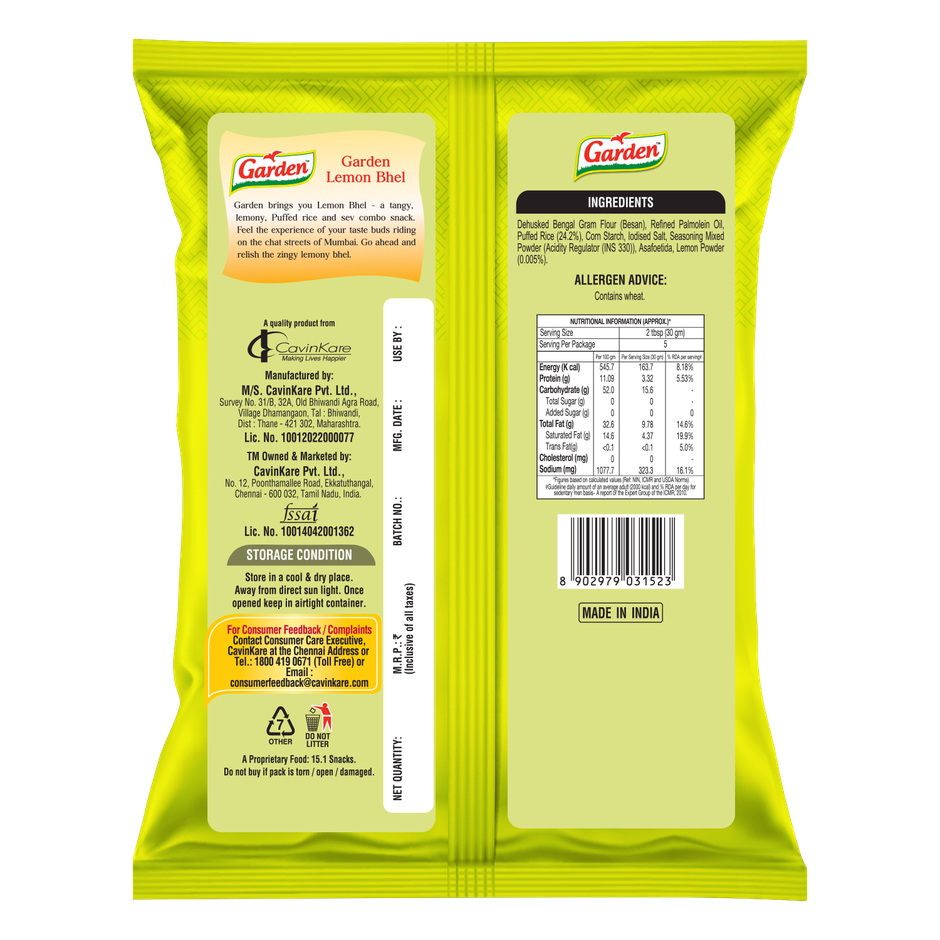 Garden Lemon Bhel Namkeen