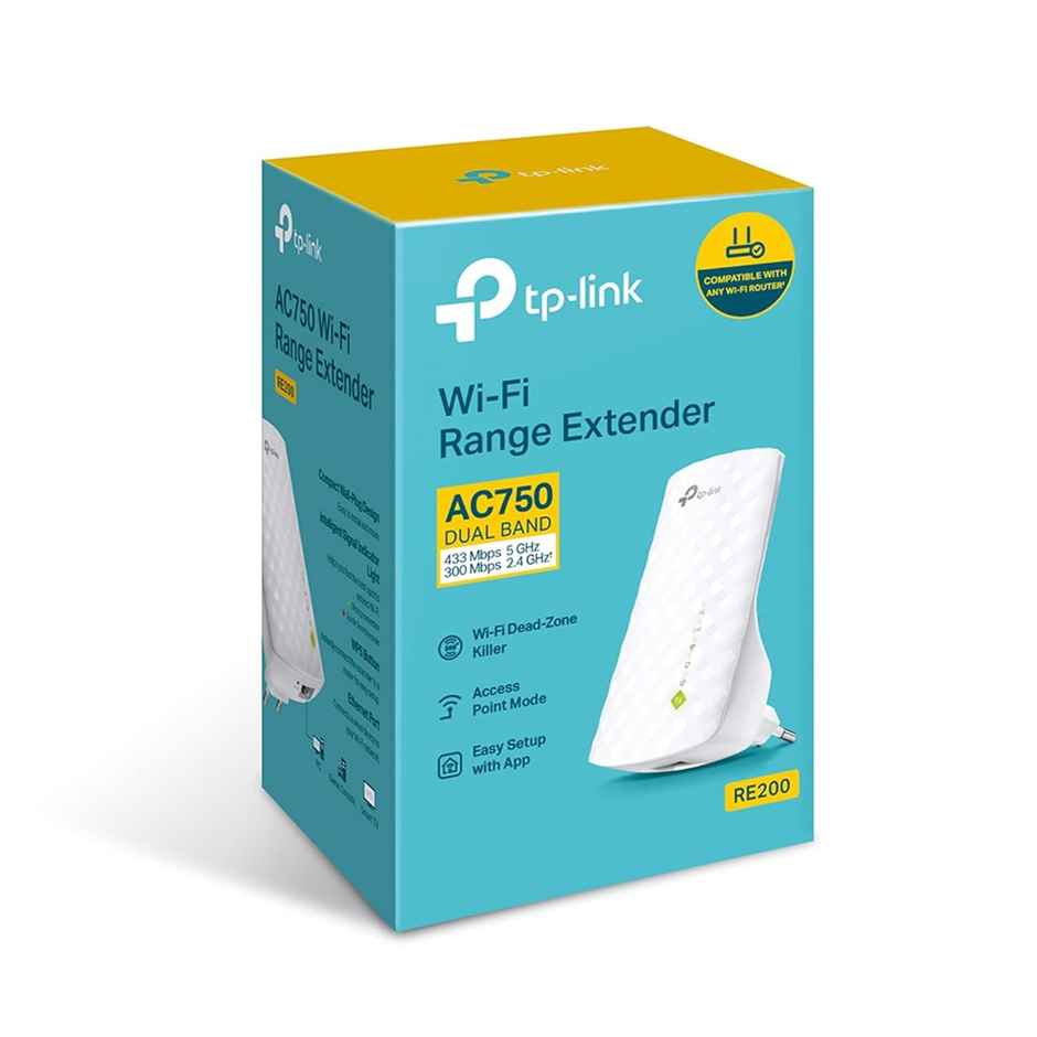 TP-Link RE200 AC750 Wi-Fi Dual Band Range Extender, Repeater, Wifi Signal Booster, Access Point