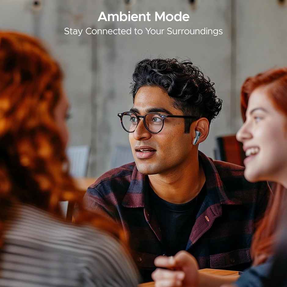 boAt Airdopes 280 ANC TWS Earbuds w/ 32dB ANC,60H Playback & 13mm Drivers (Active Black)