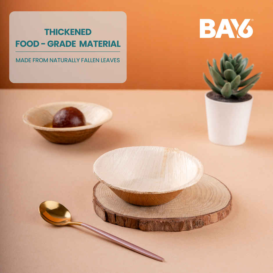 Areca Round Bowl | 4 inch | Pack of 10 | BAY6