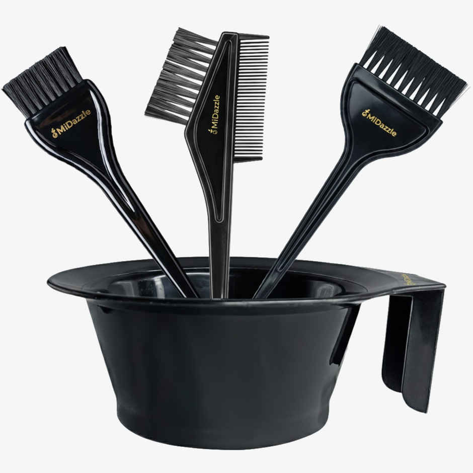 Midazzle Professional Use Hair Coloring Dyeing Kit Brush With Bowl | MIDB1004