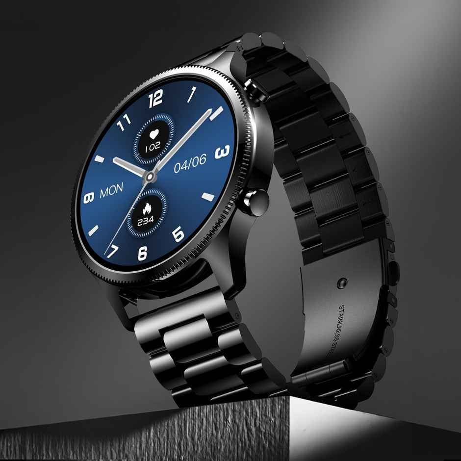 Noise Fit Halo Plus Smartwatch - Elite Black