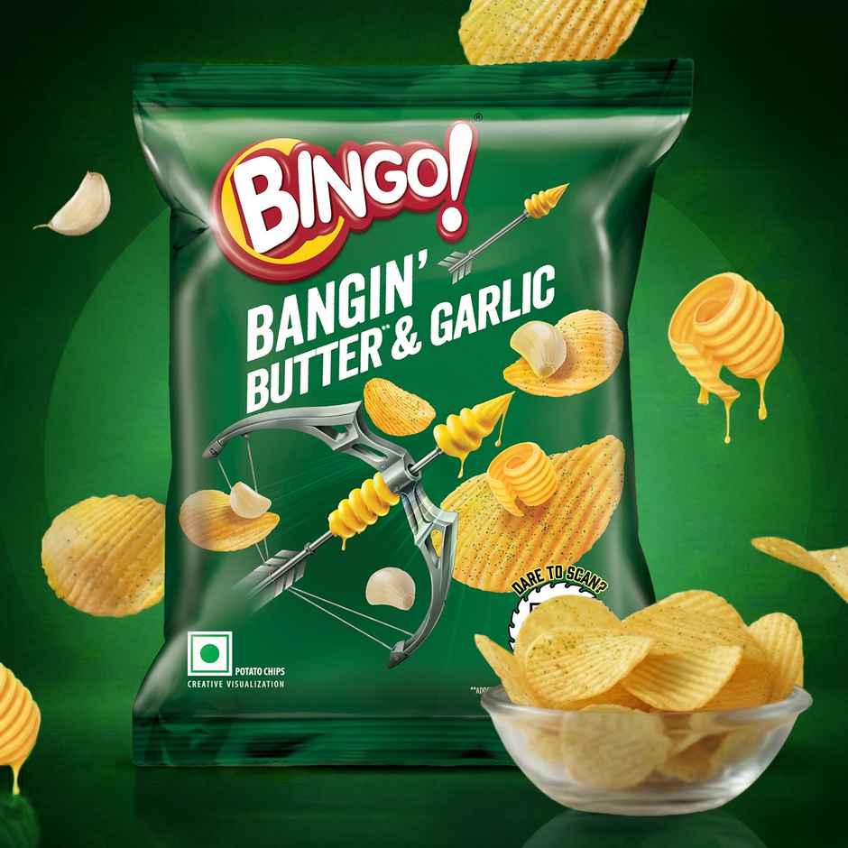Bingo! Potato Chips Bangin' Butter & Garlic