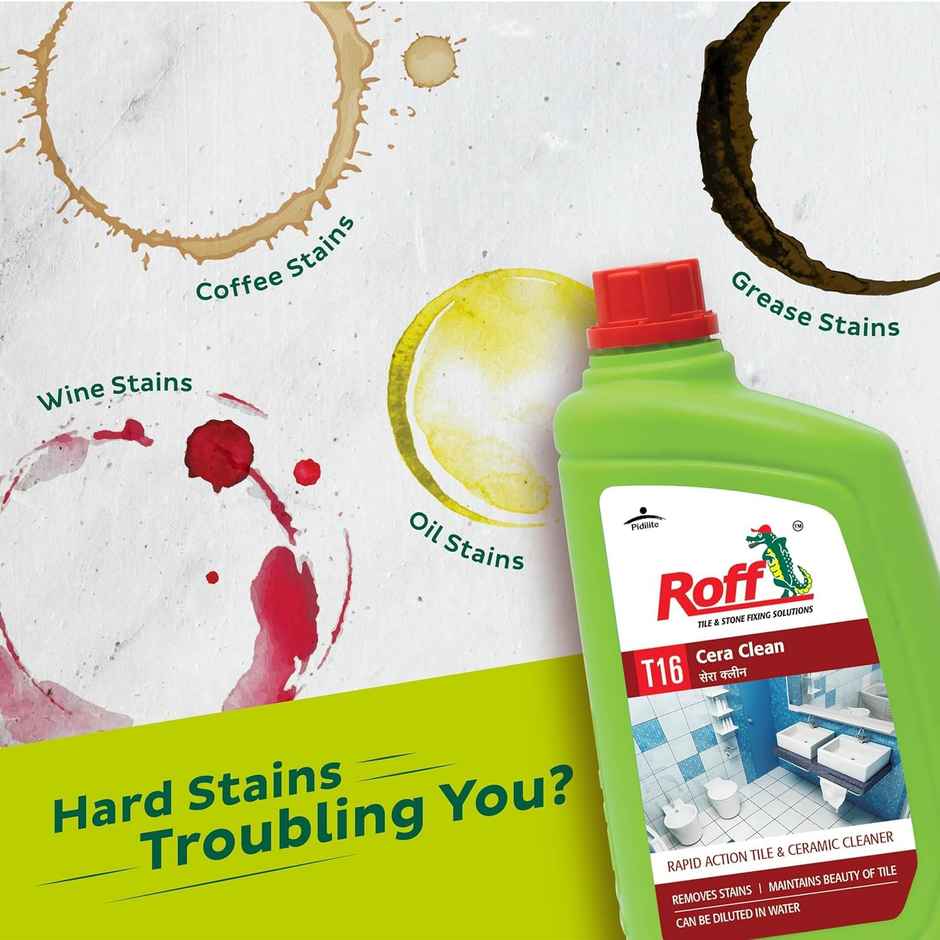 Roff Cera Clean | All Purpose Tile | Floor & Wall Cleaner | Stain Remover