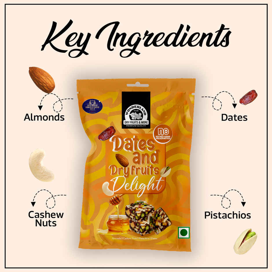 Wonderland Foods Vrat Dates & Dry Fruits Delight