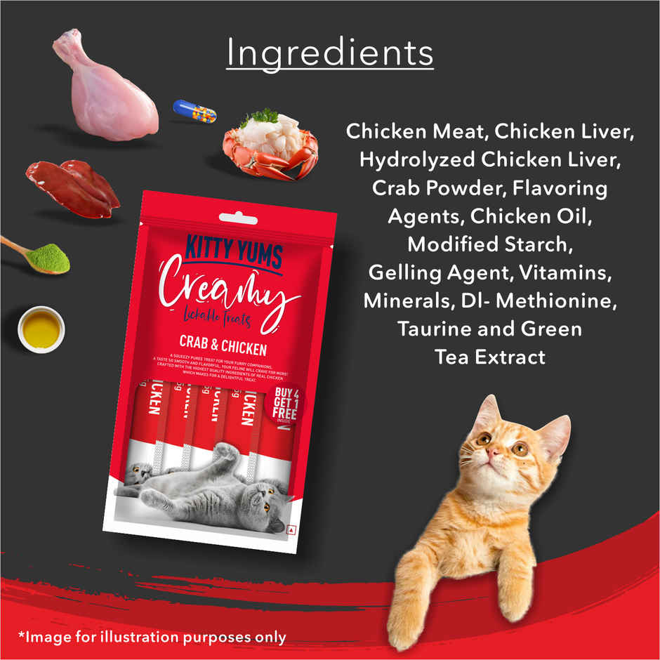 Kitty Yums Creamy Crab and Chicken