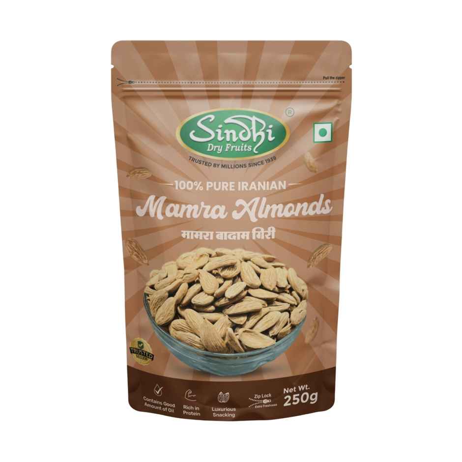 Sindhi Dry Fruits Absolutely Pure Iranian Mamra Almonds