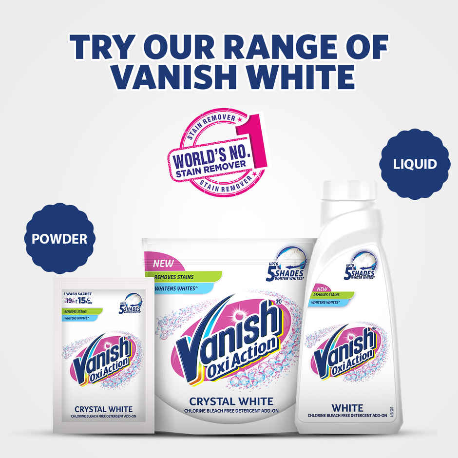 Vanish WHite Chlorine Bleach-Free Detergent Liquid