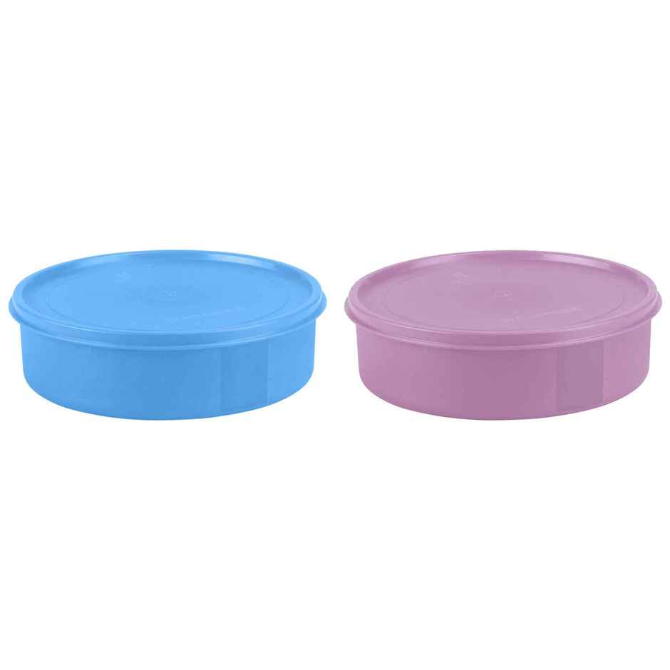 Joyo Fresherware Round Containers With Lid For Multipurpose Storage, BPA Free, 1600ml, Assorted
