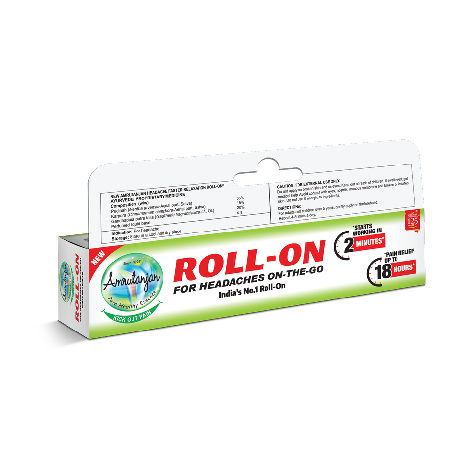Amrutanjan Faster Relaxation Roll-On Combo