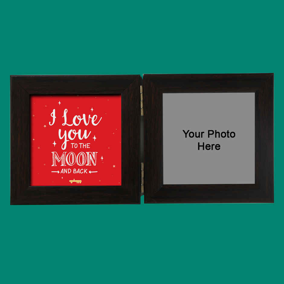I Love You to the Moon Magic Window Photo Frame | 2 Photo Slots | Oye Happy