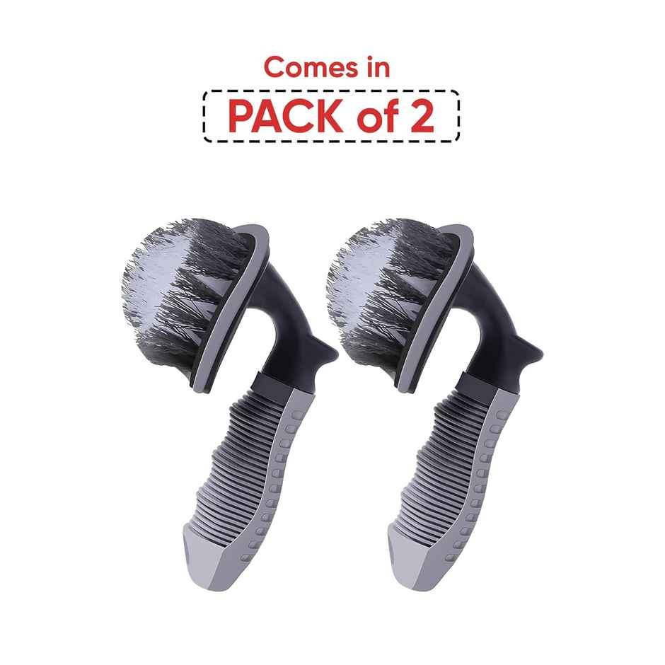 Autoguys Tyre Cleaner Brush Combo Car - Cleaning Brush Nylon Bristles
