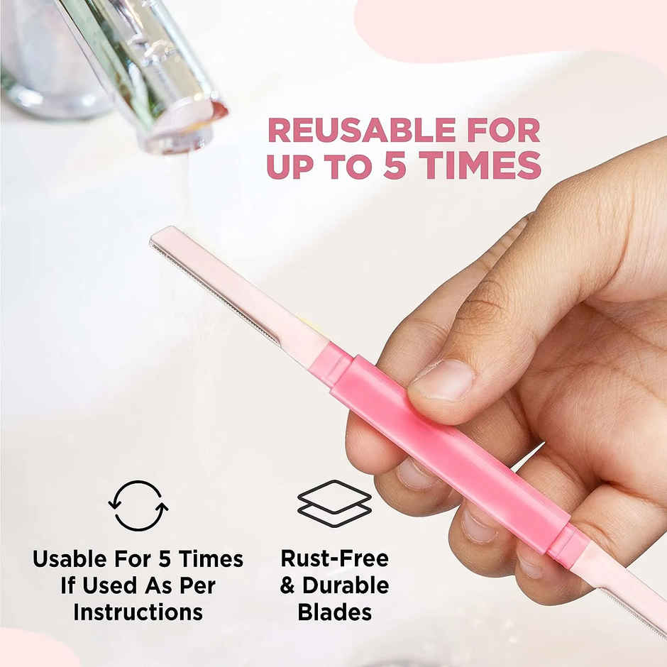 FURR By Pee Safe Dual Head Face Razor | Precise & Safe for All Skin Types