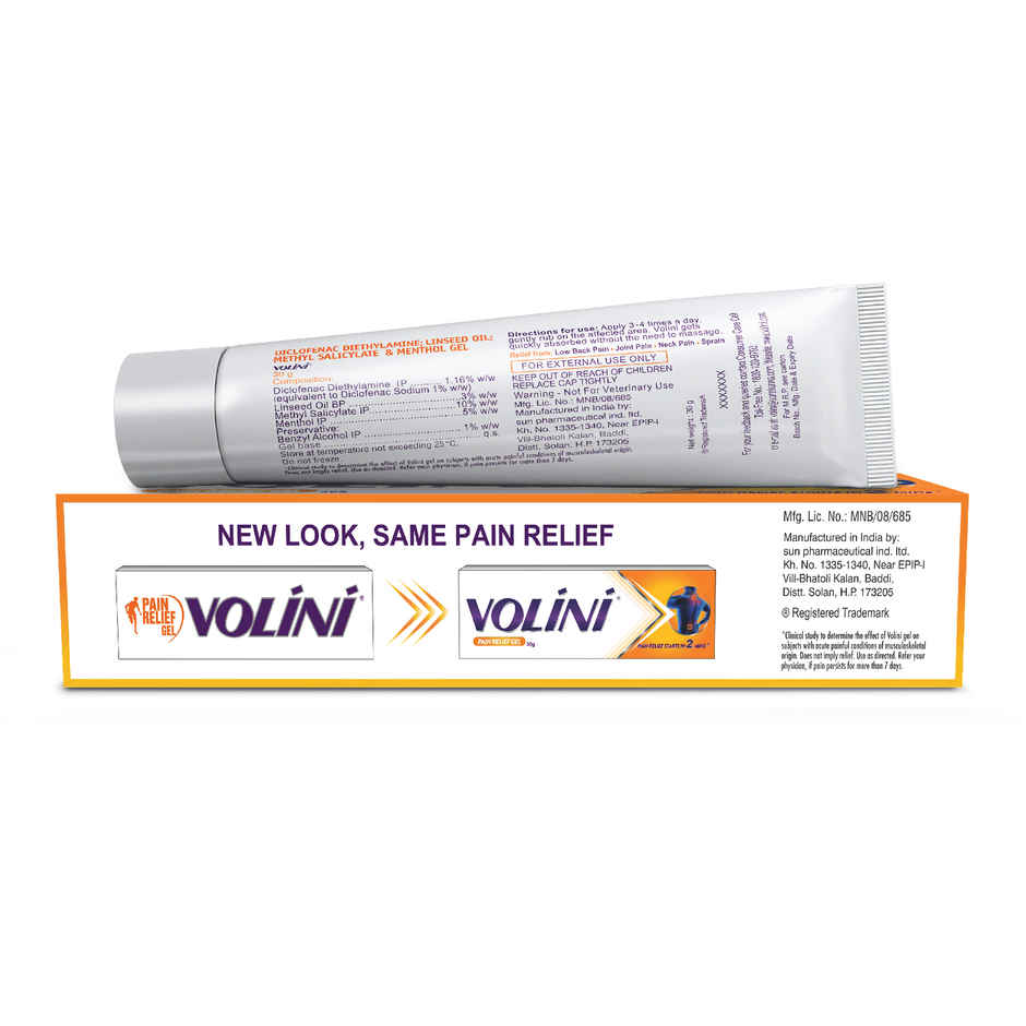 Volini Pain Relief Gel