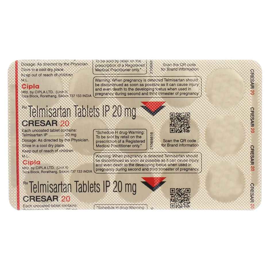 Cresar 20 Tablet