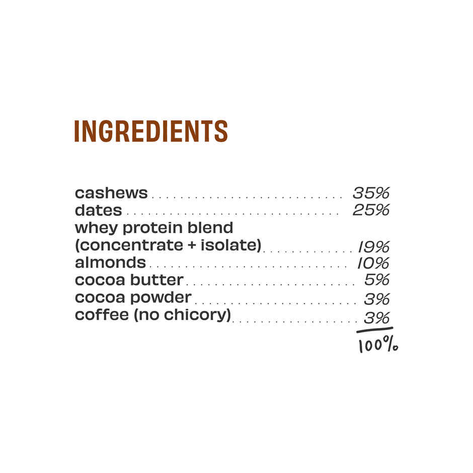 The Whole Truth 20g Protein Coffee Cocoa Protein Bar