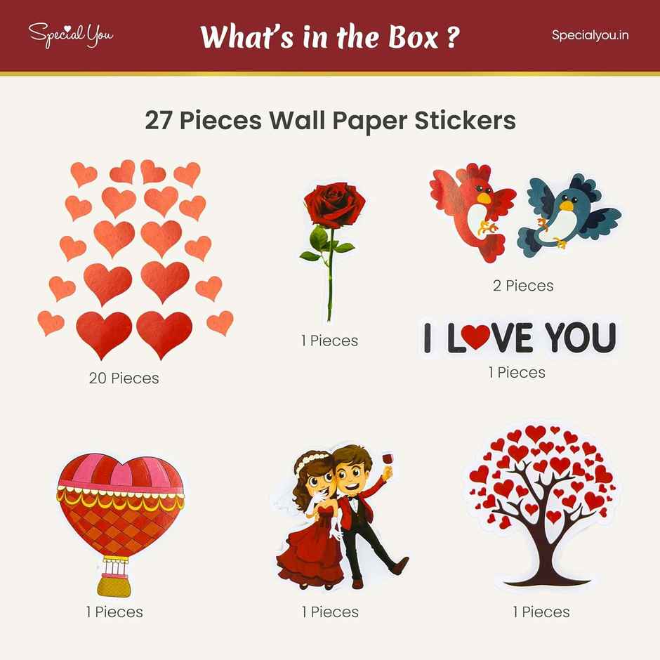 Romantic Wall Stickers | Special You