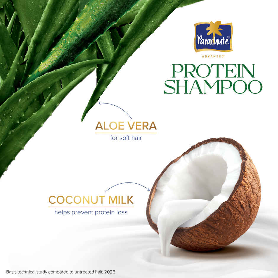 Parachute Advansed Damage Repair Protein Shampoo | Coconut Milk and Aloe Vera
