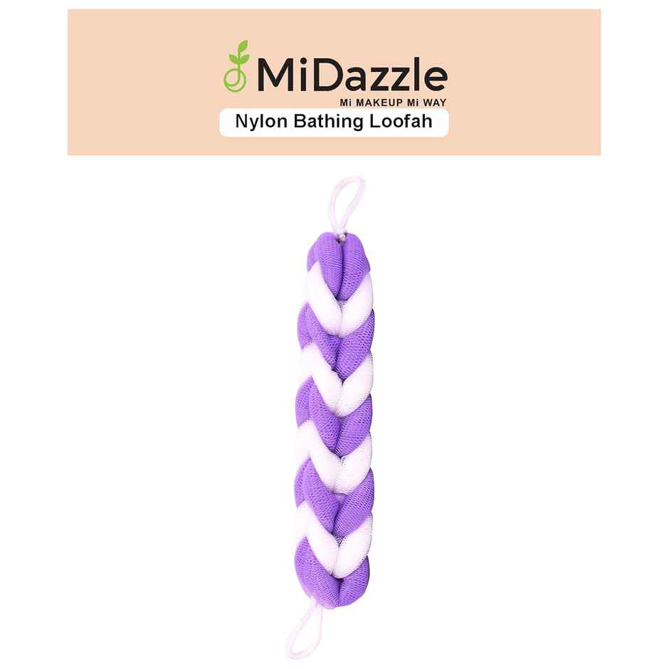 Midazzle Belt Loofah for Bathing Back Scrubber Strechable 9 Knots | Assorted | MINL6005