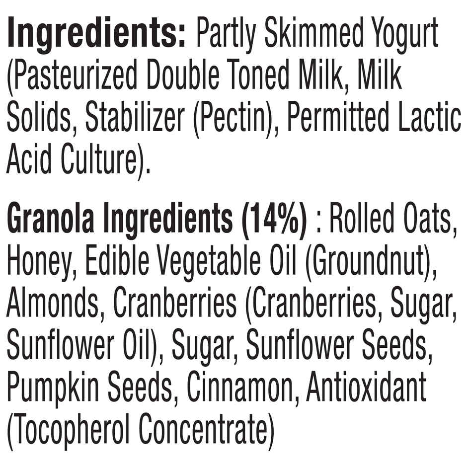 Epigamia Natural Crunch Cup | Greek Yogurt With Granola