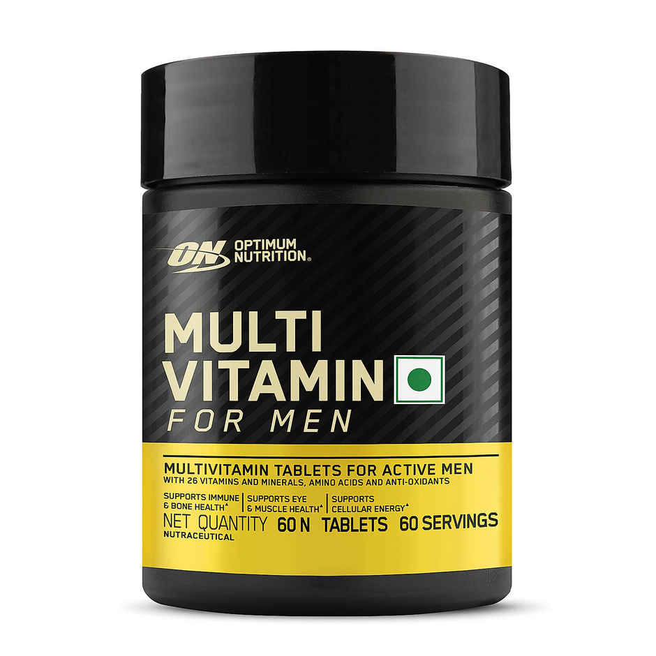 Optimum Nutrition (On) Multivitamin For Men� 60 Tablets 26 Vitamins & Minerals Amino Acids